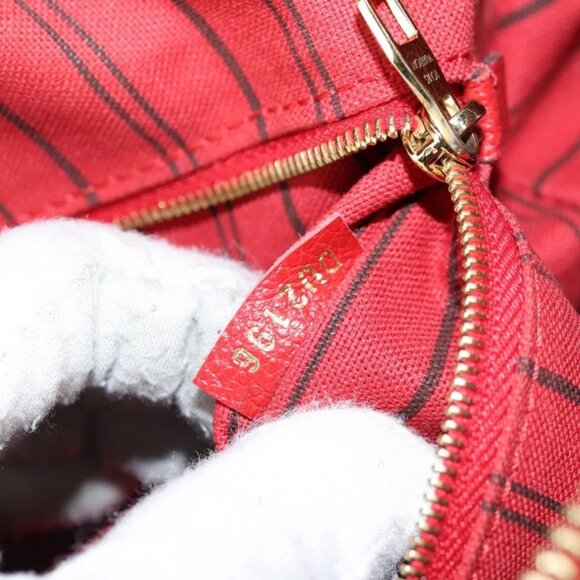 LOUIS VUITTON Empreinte Speedy Bandouliere 25NM Bag Red Slys - Picture 11 of 16